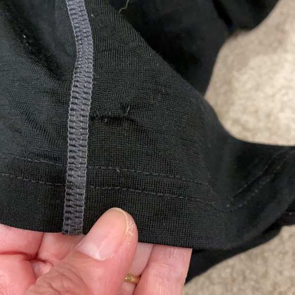 Ibex Merino Wool Full Zipper Lightweight Black Gray Sweater-Medium - Picture 13 of 15